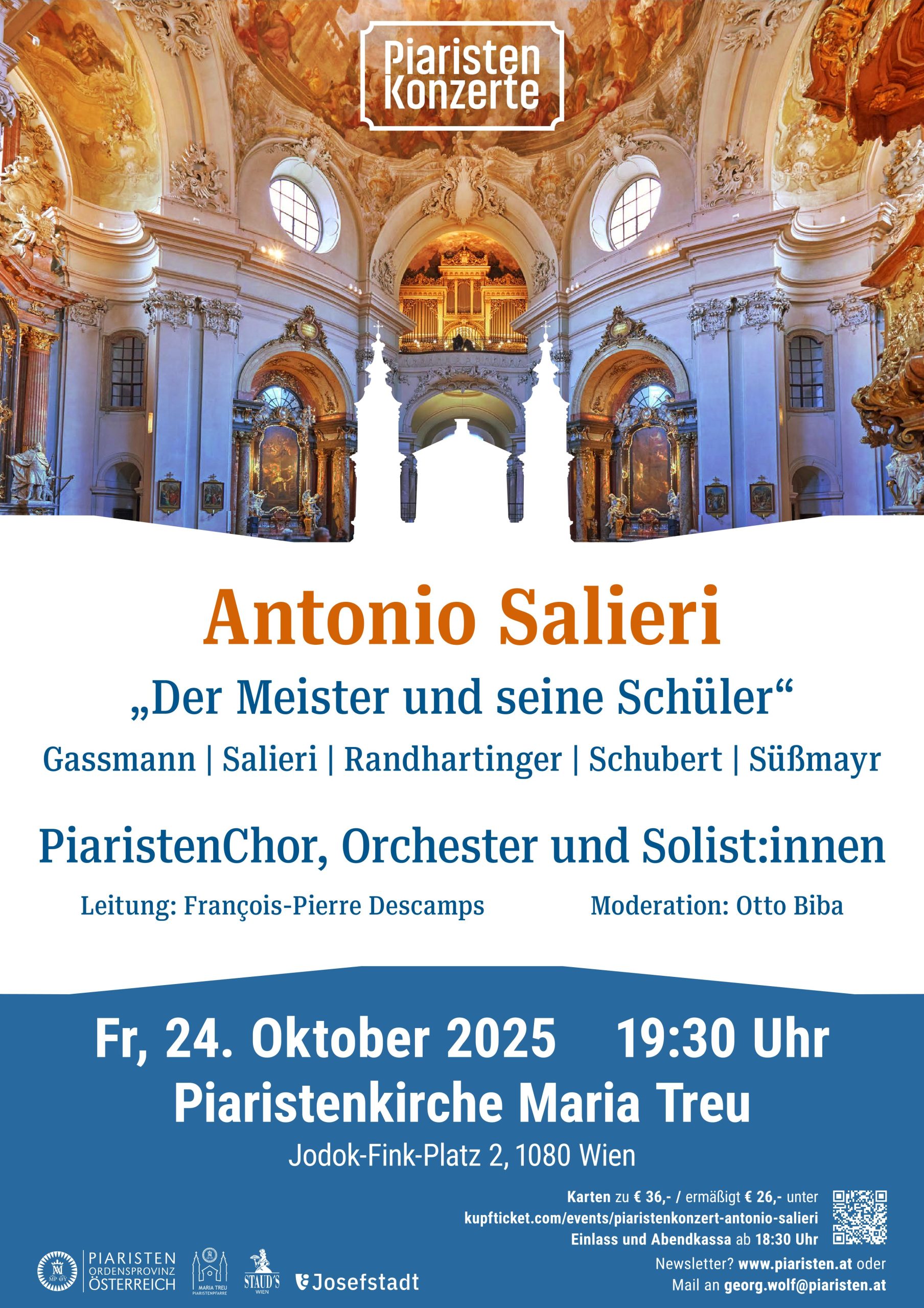 Salieri-Konzert des PiaristenChors 24.10.